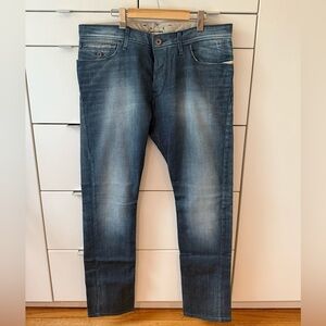 BOSS ORANGE Men's Dark Blue Slim Jeans